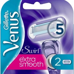 Gillette Venus Extra Smooth Swirl Kadın Tıraş Makinesi + 2 Bıçak