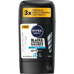 Nivea Men Black & White Invisible Fresh Erkek Stick Deodorant 50 ml