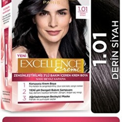 L’Oréal Paris Excellence Creme Saç Boyası 1/01 Derin Siyah