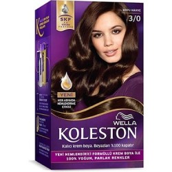 Wella Koleston Kit Saç Boyası 3/0 Koyu Kahve