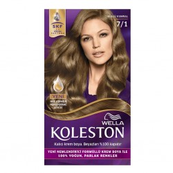 Wella Koleston Kit Saç Boyası 7/1 Küllü Kumral