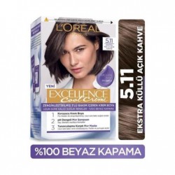 L'Oréal Paris Excellence Cool 5.11 Ekstra Küllü Açık Kahve Saç Boyası