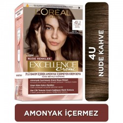 L'Oréal Paris Excellence Creme Nude  3U Koyu Kahve Saç Boyası