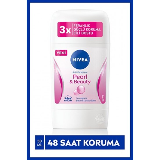 Nivea Women Pearl Beauty Stick Deodorant 50 ml Nivea Women Pearl Beauty Stick Deodorant 50 ml