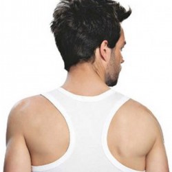 Camasircity 109 Erkek Likra Atlet Beyaz