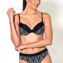 C&City 2861 Kaplı Bikini Takım Siyah