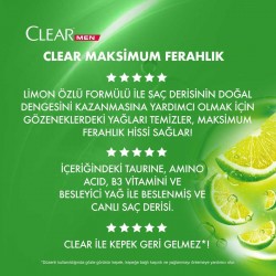 Clear Men Maksimum Ferahlık 485 ml Şampuan