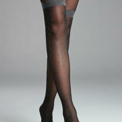 Penti Kadın Melange Lace Desenli Külotlu Çorap Kül Gri