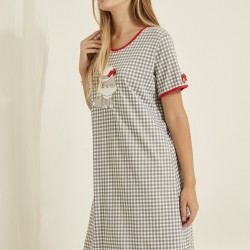 Vienetta Kadın Kısa Kol Tunik 0021610738 Gri