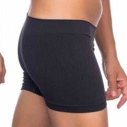 C&City C12102 Dikişsiz Erkek Boxer Siyah