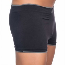 C&City C12103 Dikişsiz Erkek Boxer Siyah
