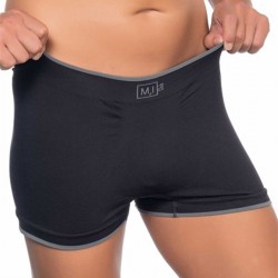 C&City C12104 Dikişsiz Erkek Boxer Siyah