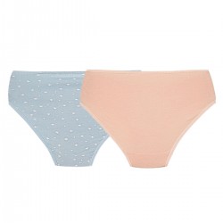 C&City Kız Çocuk 2'li Baskılı Slip Külot 1030 K-101