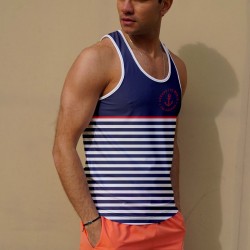C&City Erkek Atlet Sıfır Kol Baskılı T-Shirt M-0343