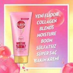 Elidor Collagen Blends Yoğun Nem Terapisi Moisture Boom Sülfatsız Saç Bakım Kremi 170 ml