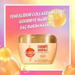 Elidor Collagen Blends Saç Dökülmelerine Karşı Goodbye Hairfall Sülfatsız Bakım Maskesi 160 ml