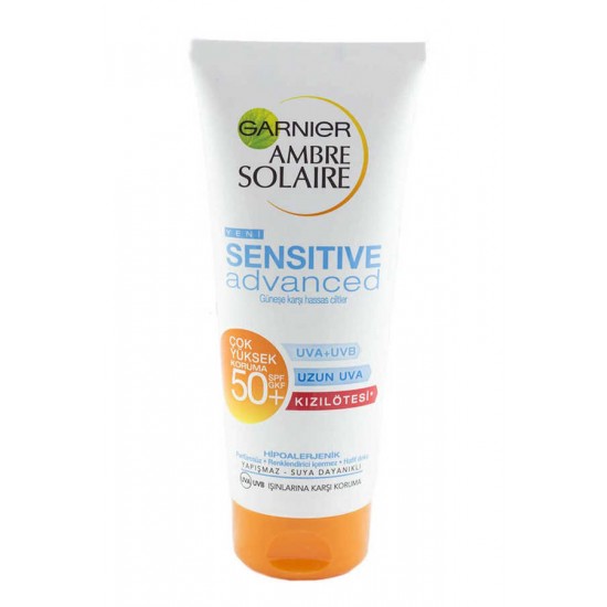 Garnier Ambre Solaire Sensitive Advanced Koruyucu Süt Gkf50+ 200 ml Garnier Ambre Solaire Sensitive Advanced Koruyucu Süt Gkf50+ 200 ml