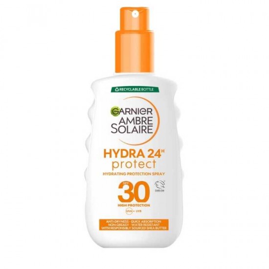 Garnier Ambre Solaire 24 Saat Nem Çok Yüksek Koruma Spreyi SPF30 150ml Garnier Ambre Solaire 24 Saat Nem Çok Yüksek Koruma Spreyi SPF30 150ml