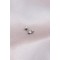 6mm Gümüş Renkli Taşlı 3 Topçuk Model 316L Cerrahi Çelik Piercing