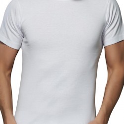 Camasircity 110 Erkek Likra T-Shirt Beyaz