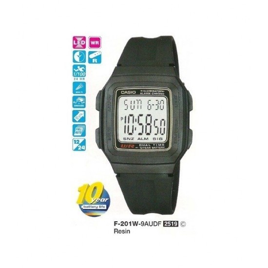Casio F-201WA-9ADF - CAS-F201WA9ADF Casio F-201WA-9ADF - CAS-F201WA9ADF