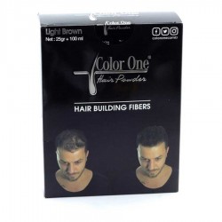 Color One Hair Powder Açık Kahverengi Dolgunlaştırıcı Saç Fiberi 25 gr + 100 ml Sprey