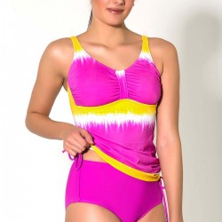 C&City 7166-1 Tankini Takım Kahverengi