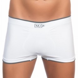 C&City C12103 Dikişsiz Erkek Boxer Beyaz