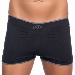 C&City C12104 Dikişsiz Erkek Boxer Siyah