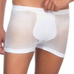 C&City C12106 Dikişsiz Fantezi Erkek Boxer Beyaz