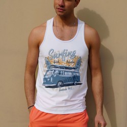 C&City Erkek Atlet Sıfır Kol Baskılı T-Shirt M-0342