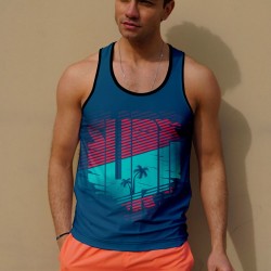 C&City Erkek Atlet Sıfır Kol Baskılı T-Shirt M-0345