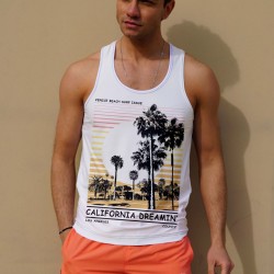 C&City Erkek Atlet Sıfır Kol Baskılı T-Shirt M-0346