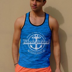 C&City Erkek Atlet Sıfır Kol Baskılı T-Shirt M-0349