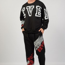 C&City Erkek Uzun Kol Pijama Takım 1052310000 Siyah