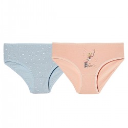 C&City Kız Çocuk 2'li Baskılı Slip Külot 1030 K-101