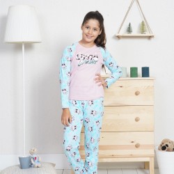 C&City Kız Çocuk Uzun Kol Pijama Takım 0041515623 Pembe
