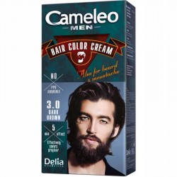 Delia Cosmetics Cameleo Hair Color For Men Erkek Saç Boyası 3 0 Dark Brown