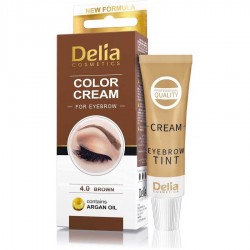 Delia Cream For Eyebrows 4 0 Brown With Argan Oil