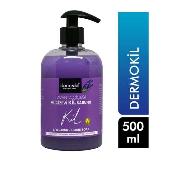 Dermokil Lavanta ve Killi Doğal Sıvı Sabun 500 ml