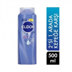 Elidor Kepeğe Karşı Etkili 2 si 1 Arada Şampuan Bakım Kremi 500 ml