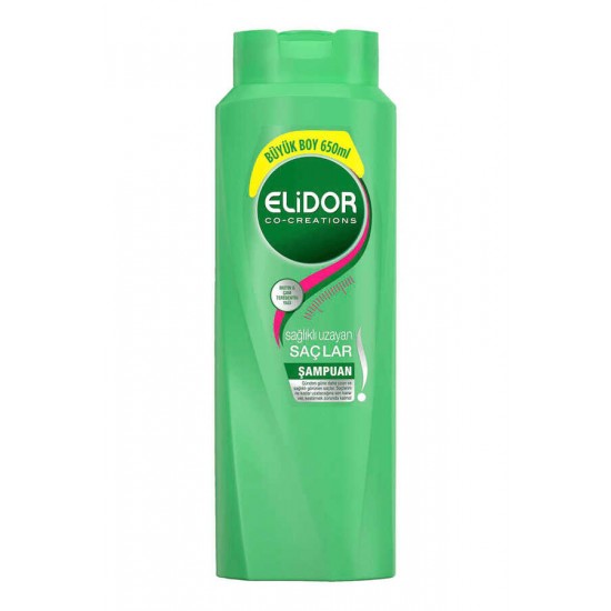 Elidor Sağlıklı Uzayan Saçlar Saç Bakım Şampuanı 650 ml Elidor Sağlıklı Uzayan Saçlar Saç Bakım Şampuanı 650 ml