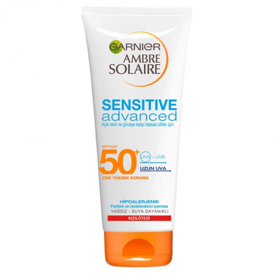 Garnier Ambre Solaire Sensitive Advanced Koruyucu Süt Gkf50+ 200 ml Garnier Ambre Solaire Sensitive Advanced Koruyucu Süt Gkf50+ 200 ml