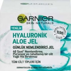 Garnier Hyaluronik Aloe Günlük Nemlendirici Jel 50Ml