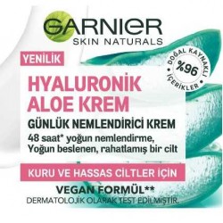 Garnier Hyaluronik Aloe Günlük Nemlendirici Krem