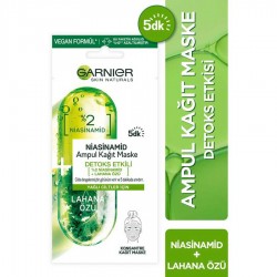 Garnier Niasinamid Detoks Etkili Ampul Kağıt Maske