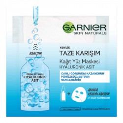 Garnier Taze Karişim Kağit Yüz Maskesi Hyaluronik