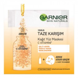 Garnier Taze Karişim Kağit Yüz Maskesi Vitamin C