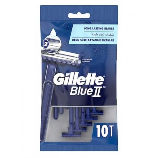Gillette Blue2 Kullan At Tıraş Bıçağı 10lu Gillette Blue2 Kullan At Tıraş Bıçağı 10lu
