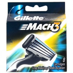 Gillette Mach3 8'li Yedek Tıraş Bıçağı